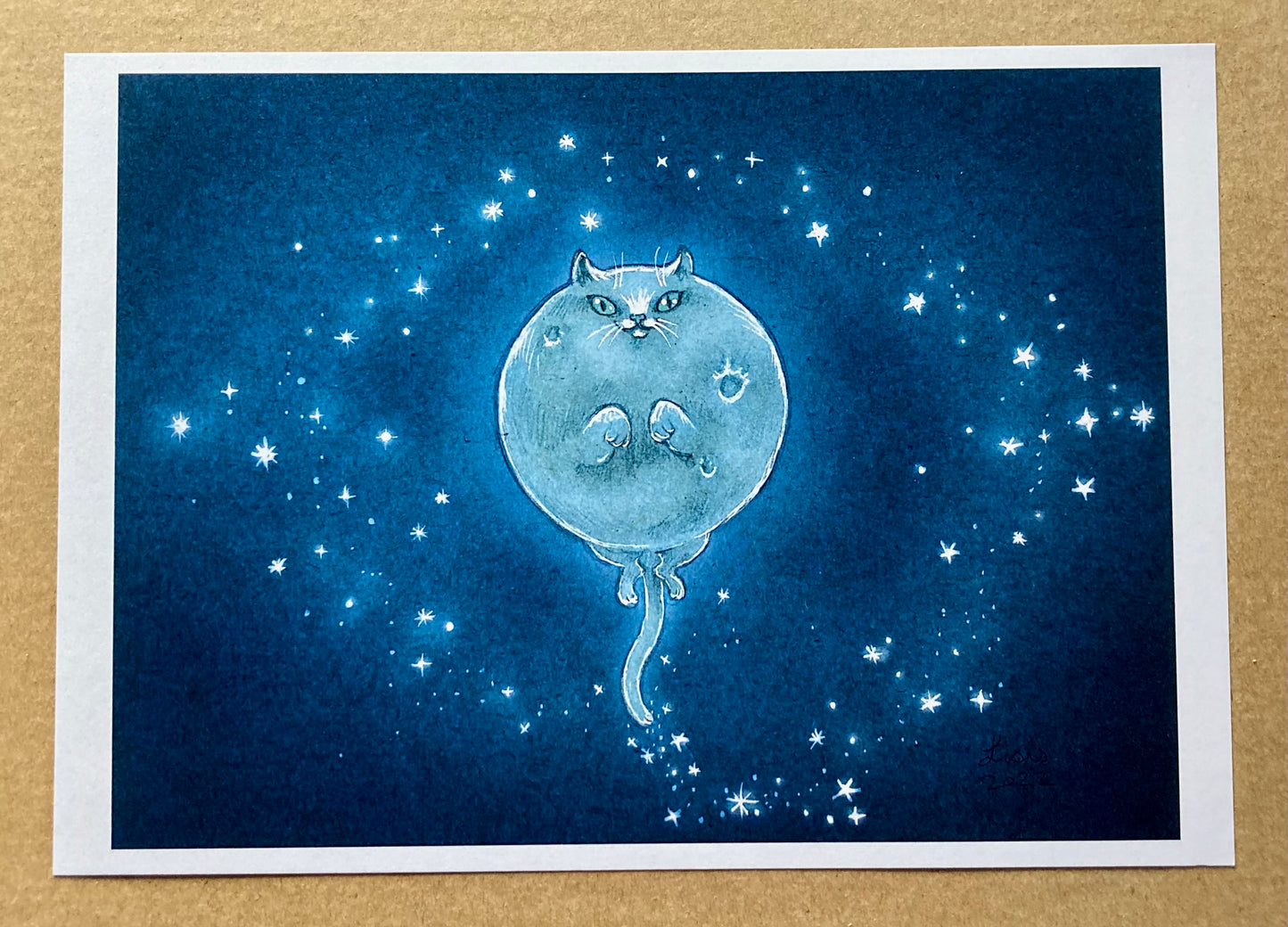 'The Moon' - A5 print