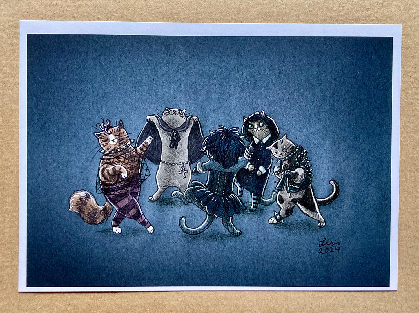 'The Cat Cave' - A5 print