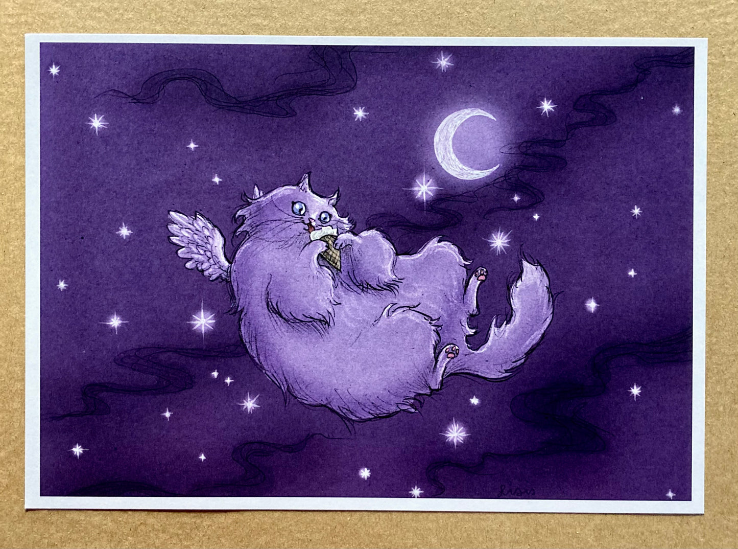 'Andromeda Floof' - A5 print