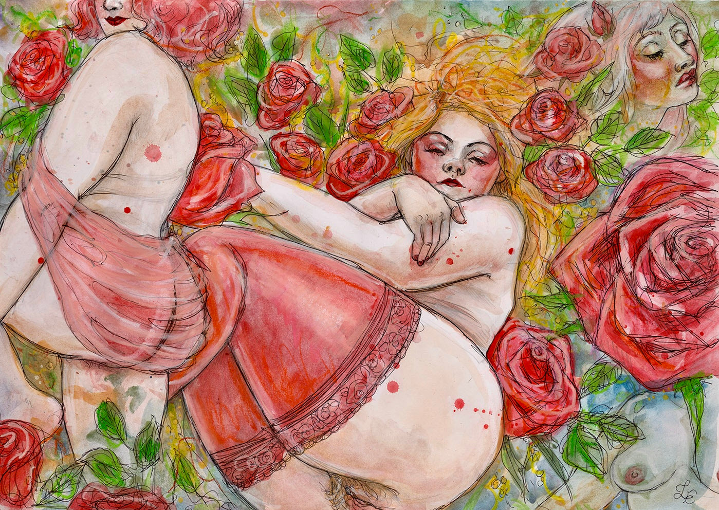 ‘Roses' Original Painting