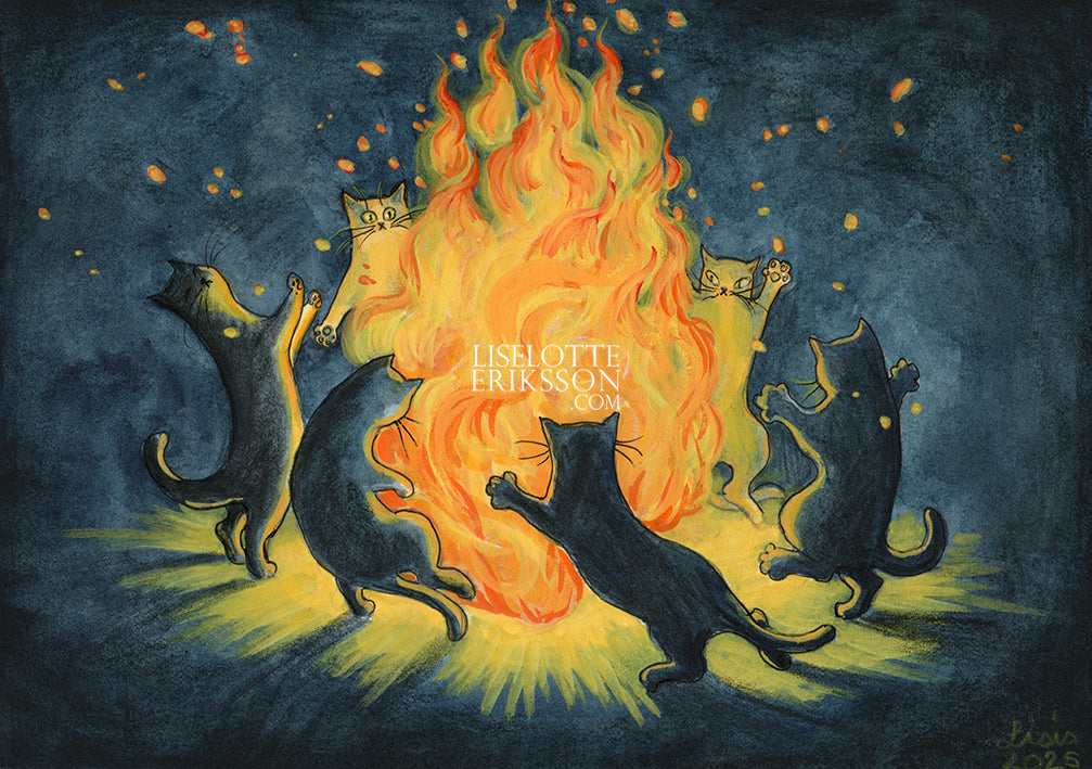 ‘Walpurgis Revellers' Original Painting