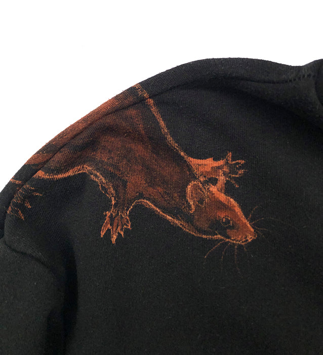 ‘Rat Parent Hoodie II' one of a kind upcycled hoodie (size: S)