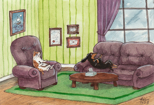 ’The Shrink' Original Illustration