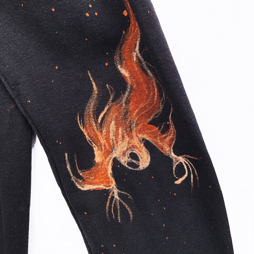 ‘Ghosties' one of a kind upcycled sweatshirt (size: L)