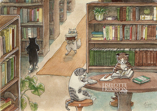 'Book Club' Original Illustration