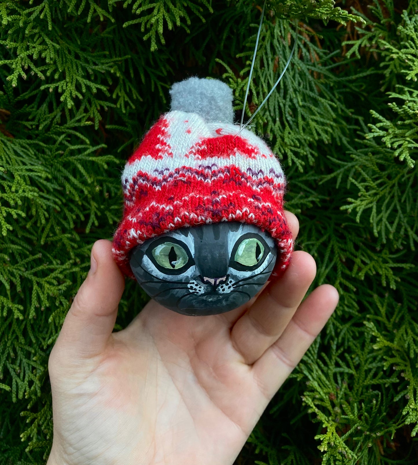 Unique Kitty Yule Tree Ornament (3 available colours)