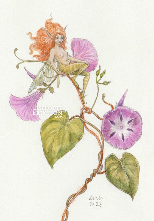 ‘Morning Glories' Original Painting