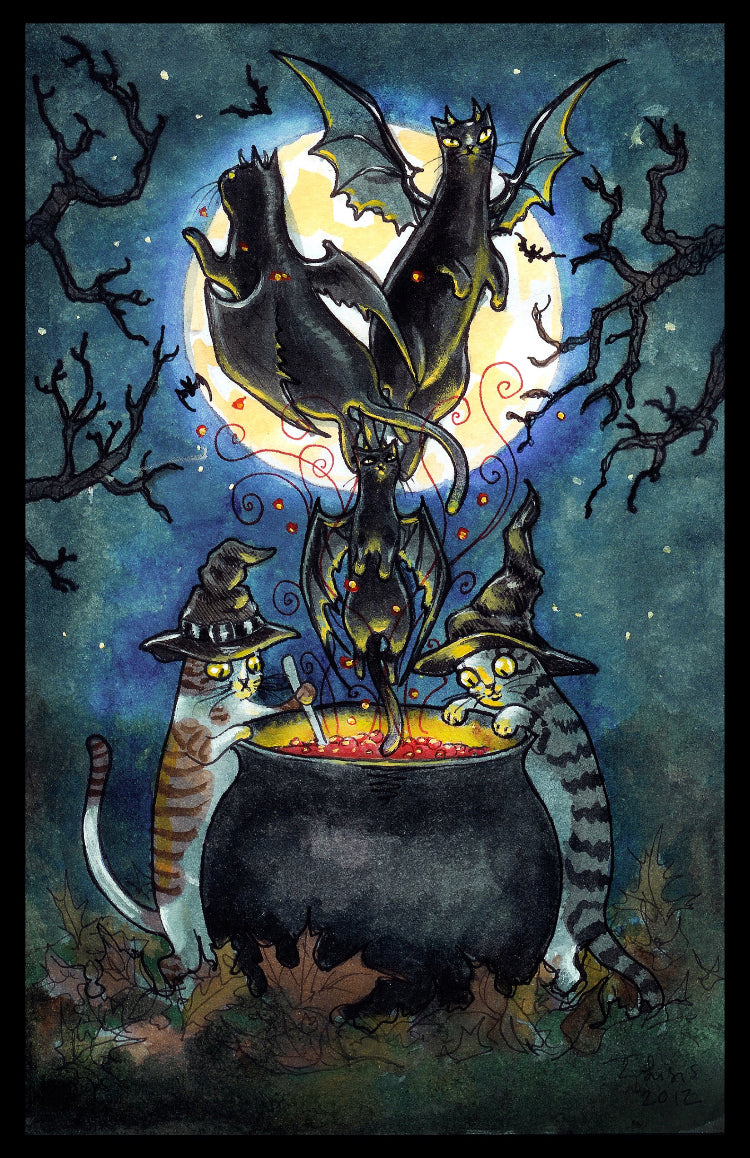 ‘Stirring the Cauldron' - A4 print