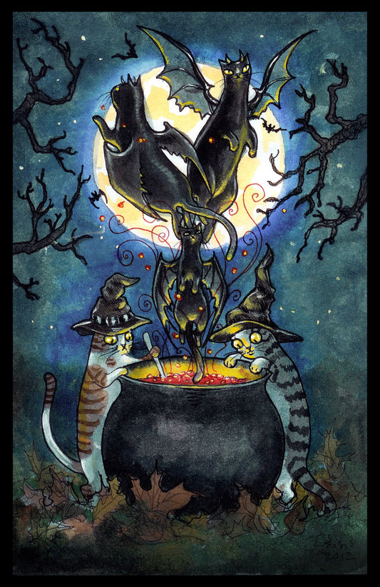 ‘Stirring the Cauldron' - A4 print