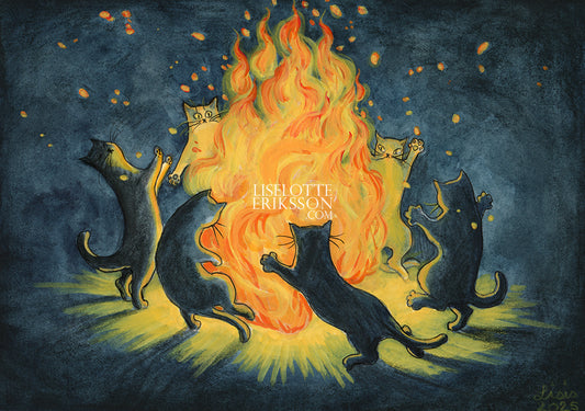 ‘Walpurgis Revellers' Original Painting