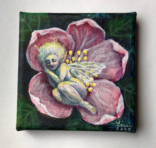 ’Rose Sleep' Original Painting on Canvas