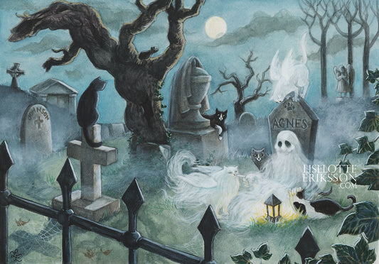 ‘The Cat Lady’s Grave' Original Painting