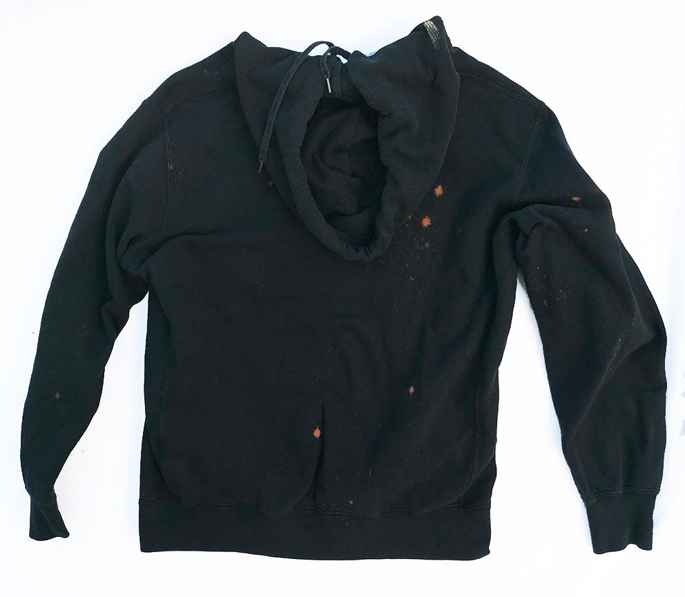 ‘Night Faerie Hoodie' one of a kind upcycled hoodie (size: L)