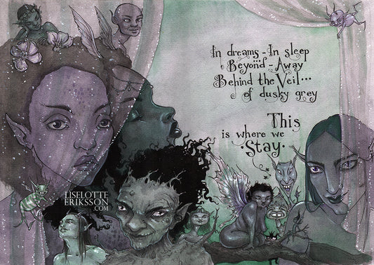 'In Dreams, In Sleep, Beyond, Away' Original Painting