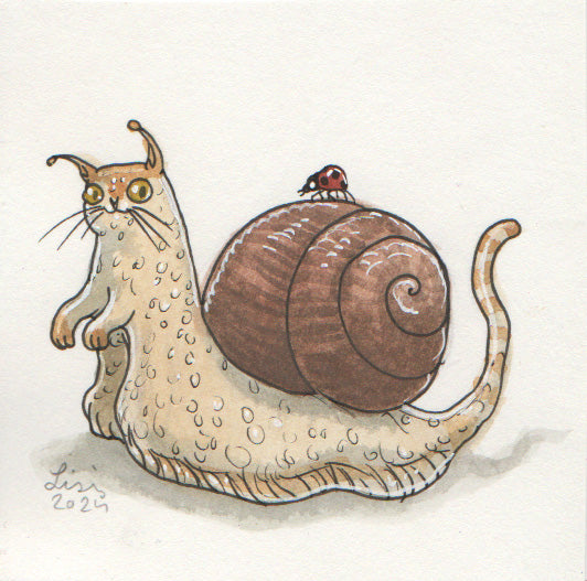 Cat Packs Watercolour Illustrations