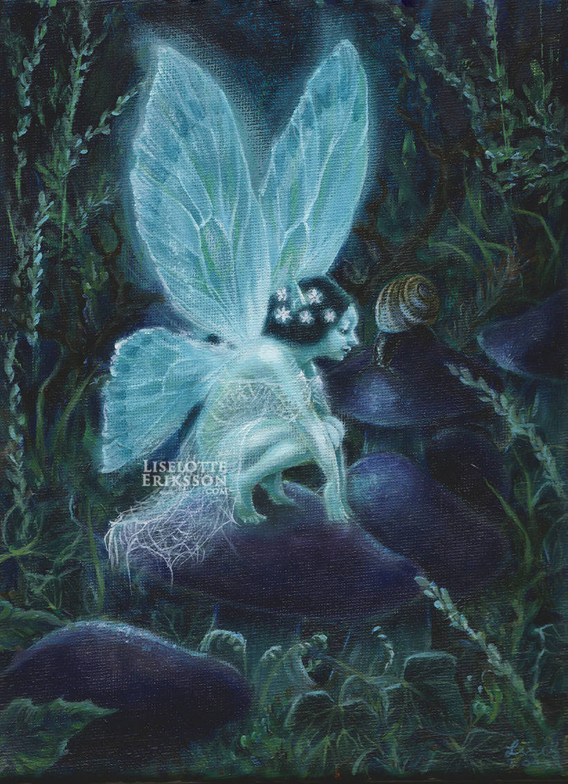’Cobweb Dress' Acrylic Painting on Canvas