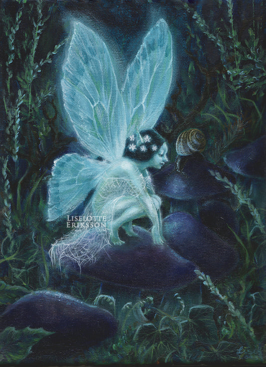 ’Cobweb Dress' Acrylic Painting on Canvas
