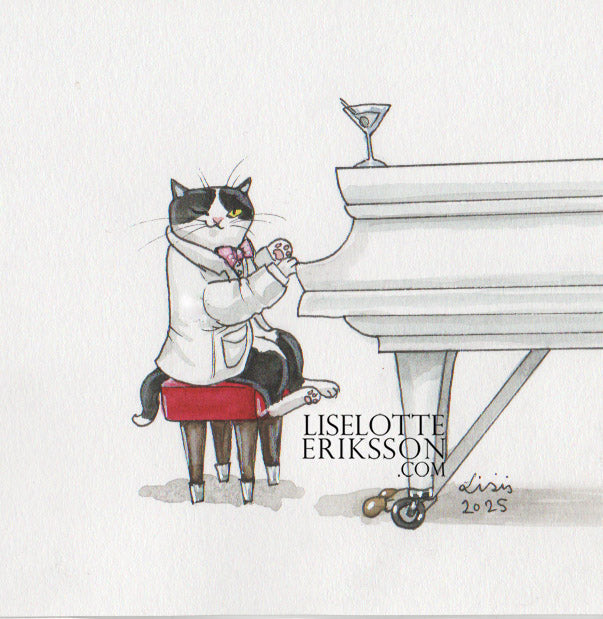 Cat Packs Watercolour Illustrations