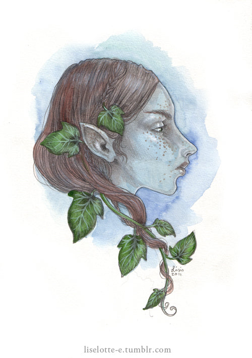 'Blue Elf' Original Painting