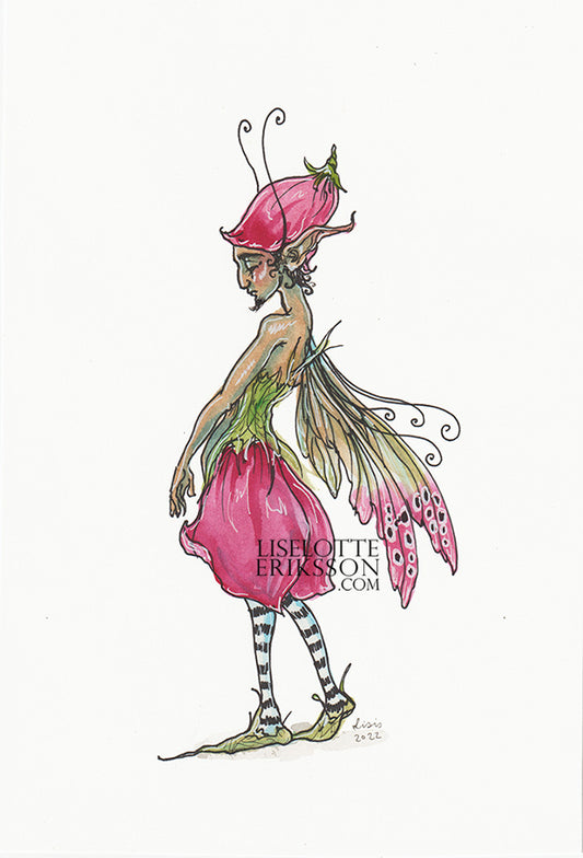 'Foxglove Fellow' Original Painting