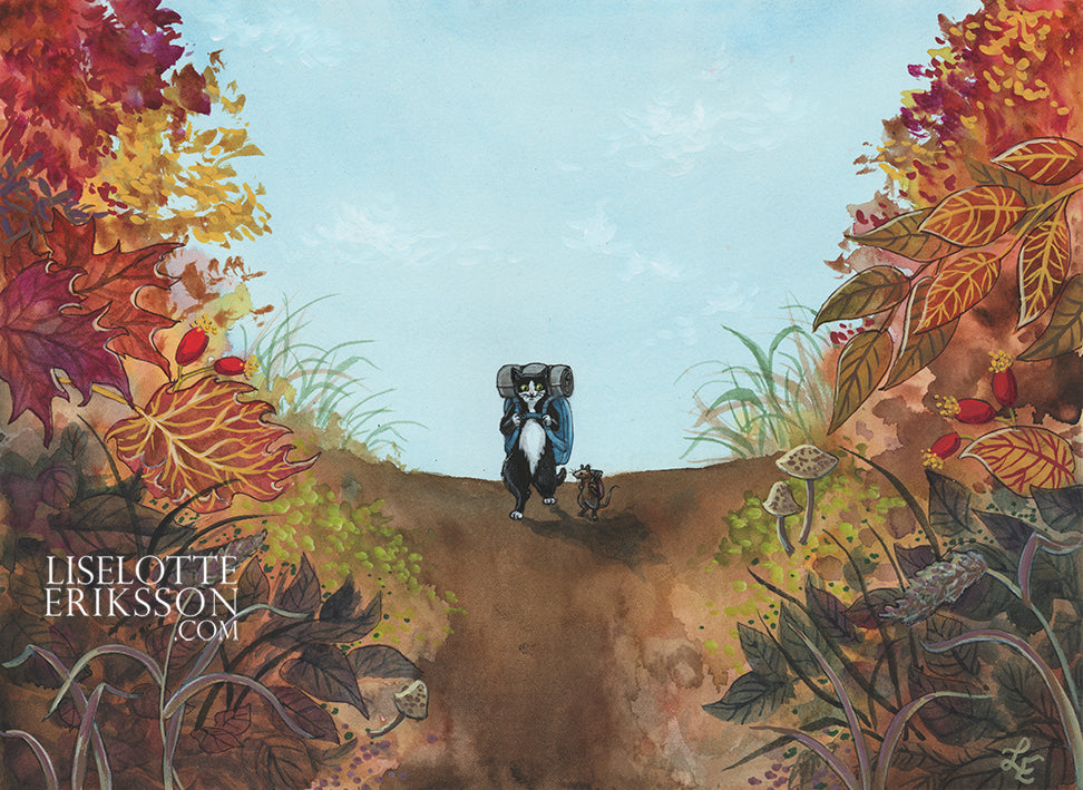 'Hiking Buddies' Original Painting