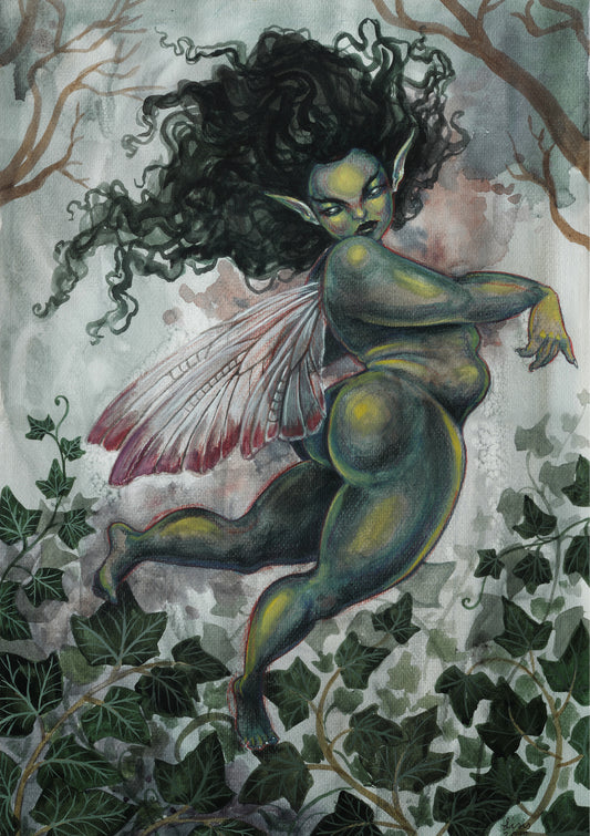 ‘Ivy Faerie' - A3 print