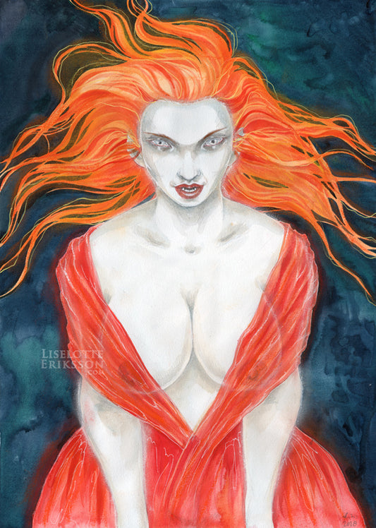 ‘Red Vampire' Original Painting