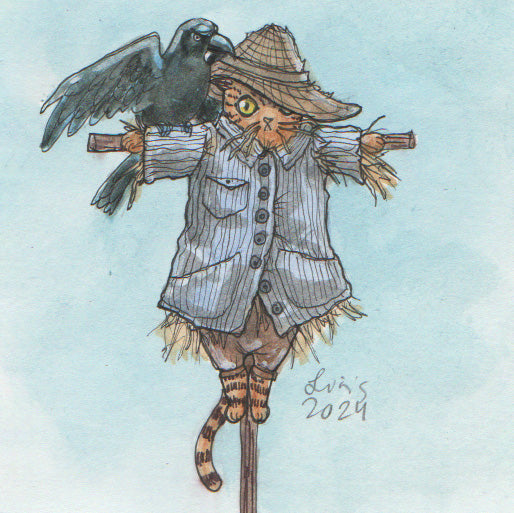 Cat Packs Watercolour Illustrations