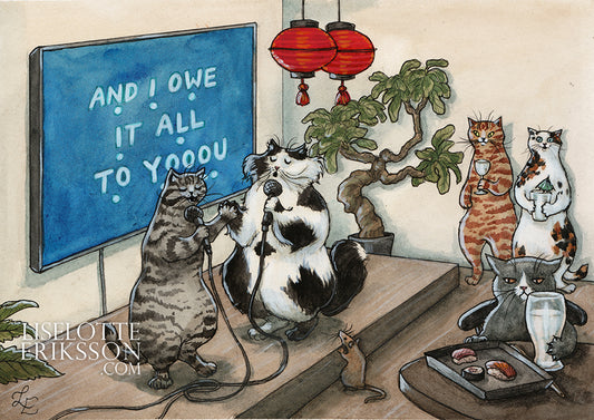 'The Duet' Original Illustration