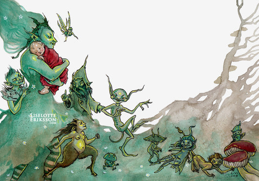 'The Fairy Changeling' Original Painting