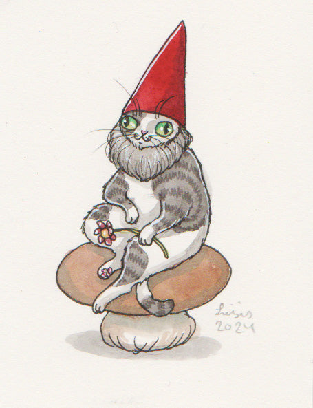Cat Packs Watercolour Illustrations