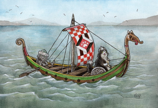 'Vikings' - A4 print